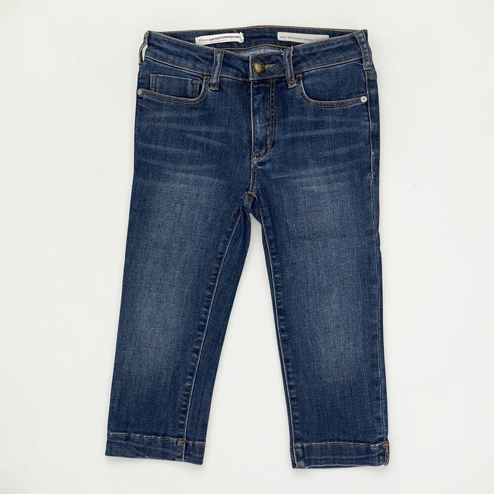 NWT Pilcro and the Letterpress High-Rise Denim Legging Capri Jeans